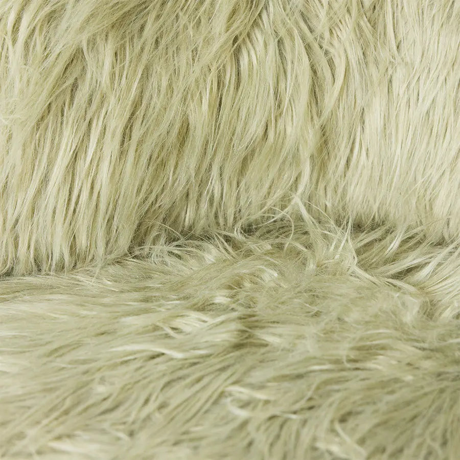 Fluffy chair milky mint
