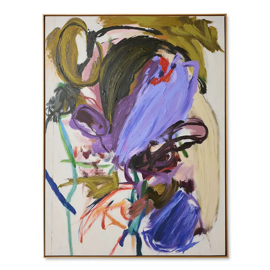 Oeuvre encadrée Abstraction