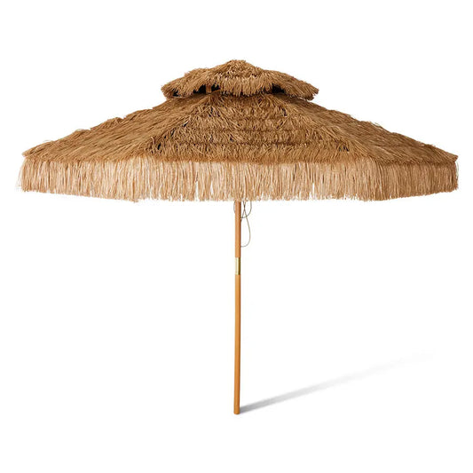 Parasol en raffia - Amsterdam Déco