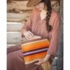 Pochette en Coton a Rayures Colorées Bed & Philosophy Bed & Philosophy