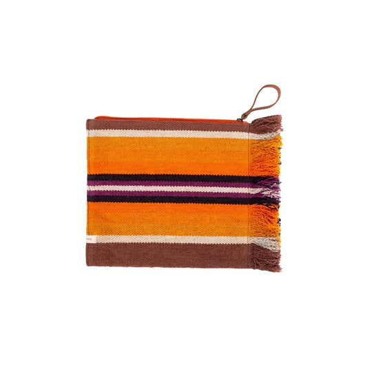 Pochette en Coton a Rayures Colorées Bed & Philosophy Bed & Philosophy