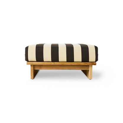 Pouf Outddor en Teck - Amsterdam Déco