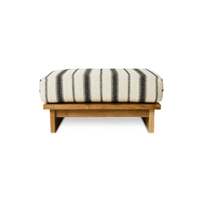 Pouf Outddor en Teck - Amsterdam Déco