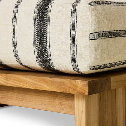 Pouf Outddor en Teck - Amsterdam Déco