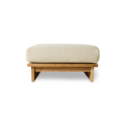 Pouf Outddor en Teck - Amsterdam Déco