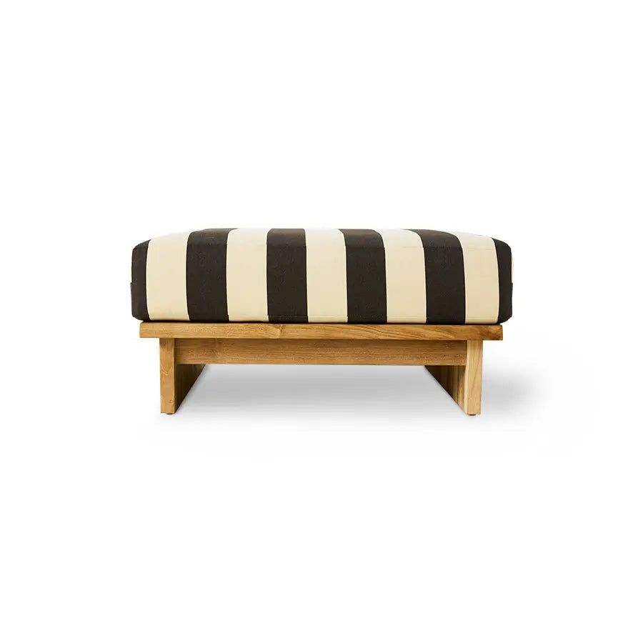 Pouf Outddor en Teck - Amsterdam Déco