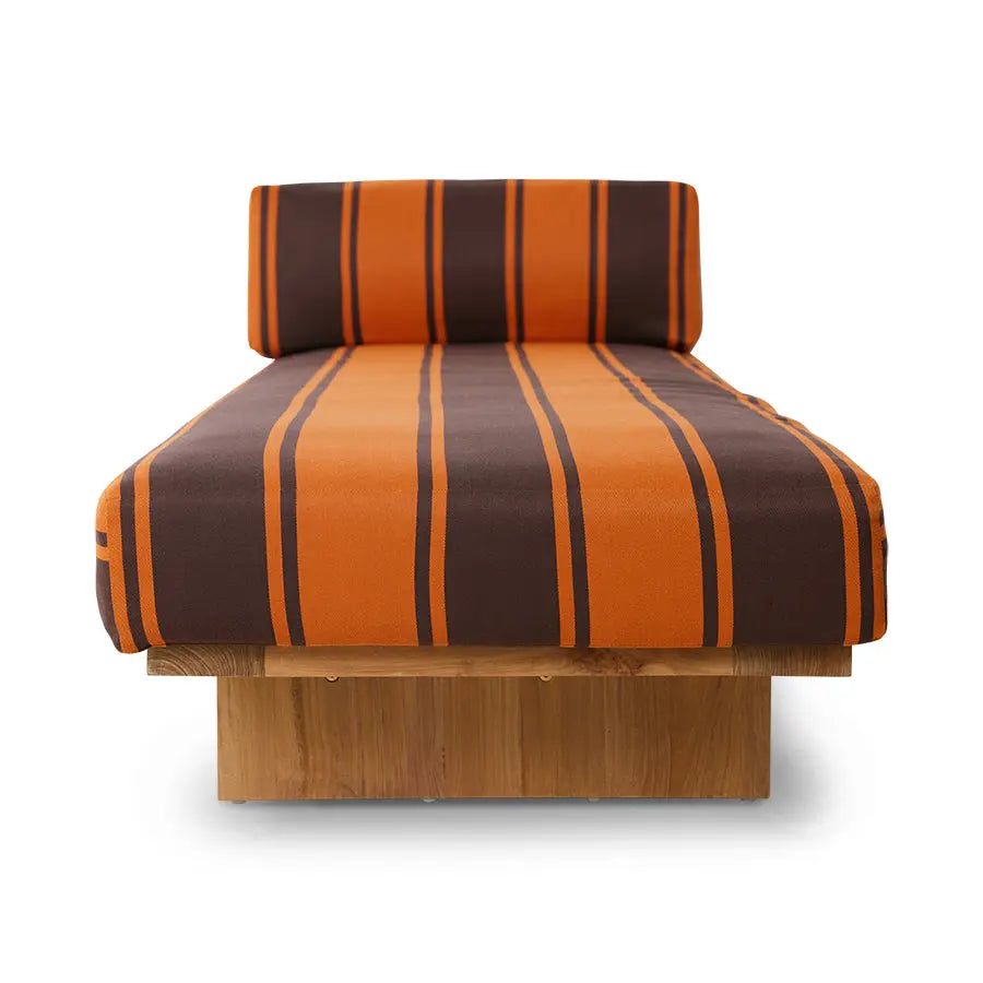Pouf Outddor en Teck - Amsterdam Déco