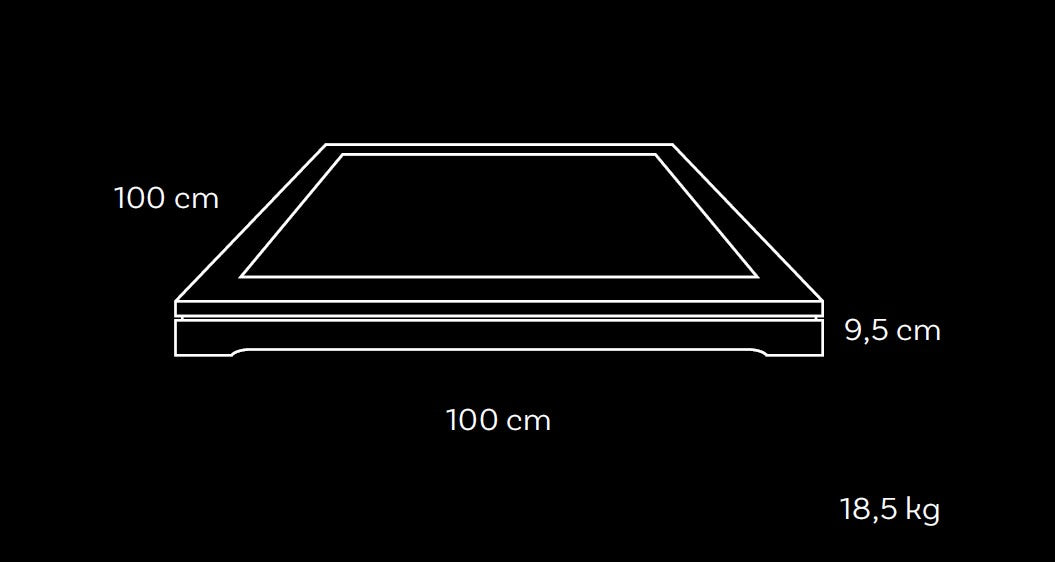 SILKY Table Basse en Teck