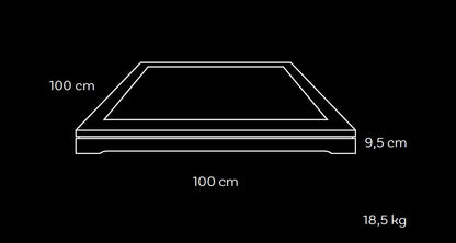 SILKY Table Basse en Teck