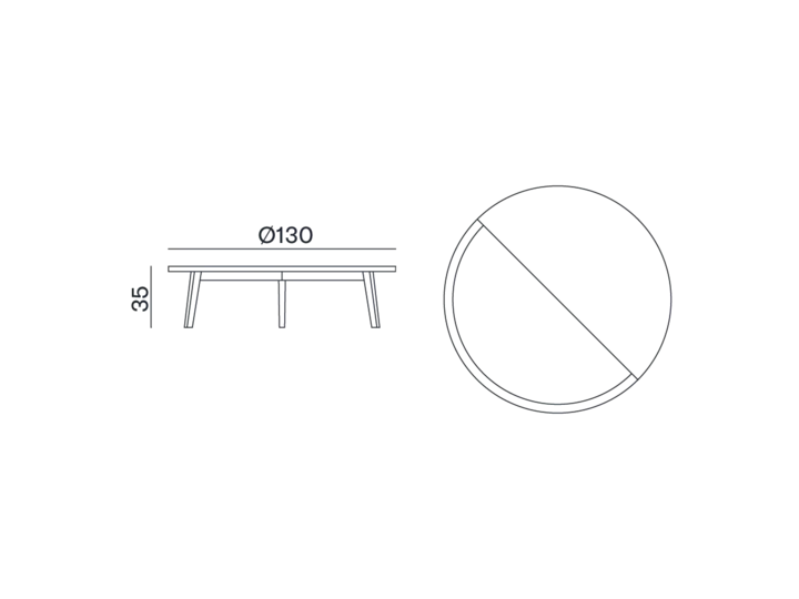 Table basse Gray Gervasoni