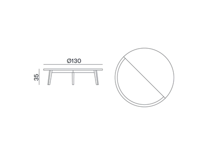 Table basse Gray Gervasoni