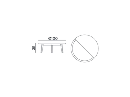Table basse Gray Gervasoni