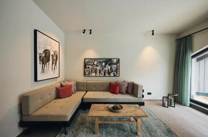 Table basse en orme ancien - Amsterdam Déco