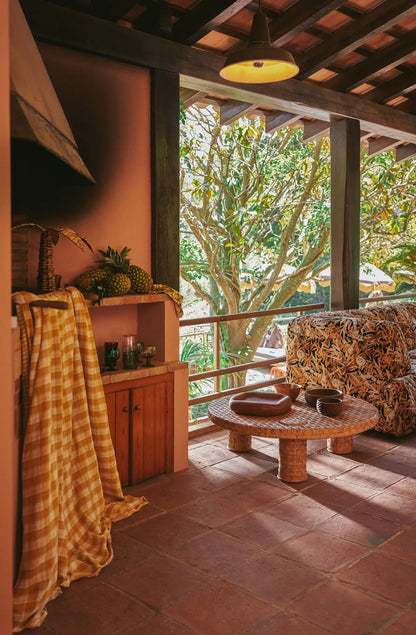 Table basse en rotin - Amsterdam Déco