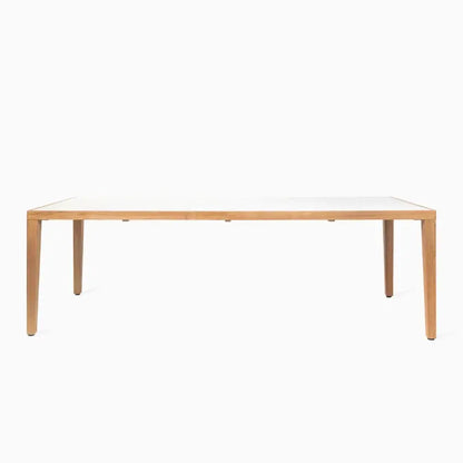 Table extérieur Volta cadre Teck et plateau céramique - Amsterdam Déco