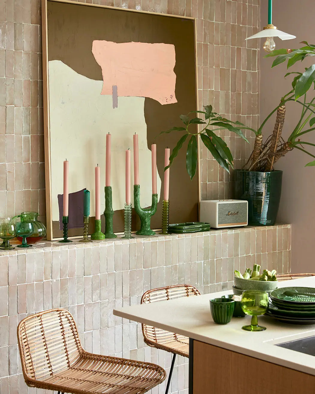 Tableau HK Living Mustard/Nude HK Living