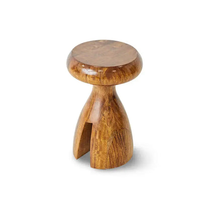 Tabouret en bois chesnut - Amsterdam Déco