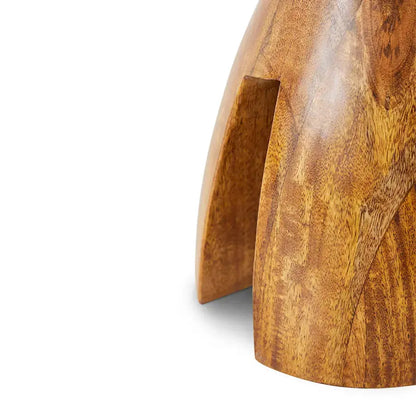 Tabouret en bois chesnut - Amsterdam Déco