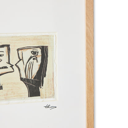 Œuvre Encadrée Marty & Cosso 34x44cm - HK Living - Art Mural Contemporain