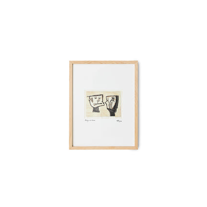 Œuvre Encadrée Marty & Cosso 34x44cm - HK Living - Art Mural Contemporain