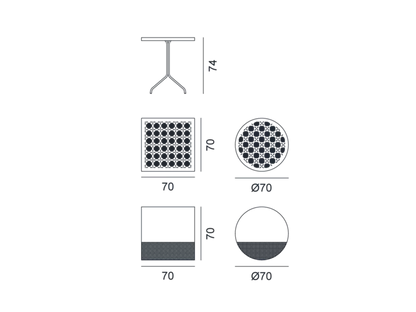 Brise Table N° 33 & 34 & 38 Gervasoni Gervasoni