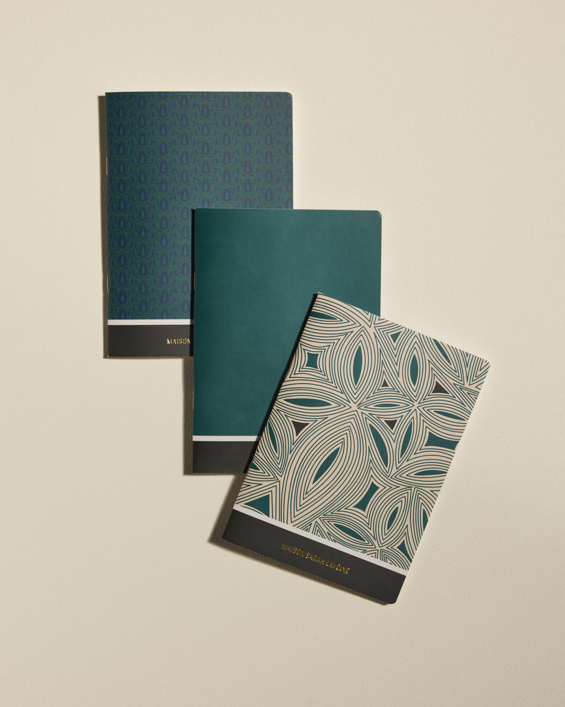 Lot de 3 carnets Memento Maison Sarah Lavoine Maison Sarah Lavoine