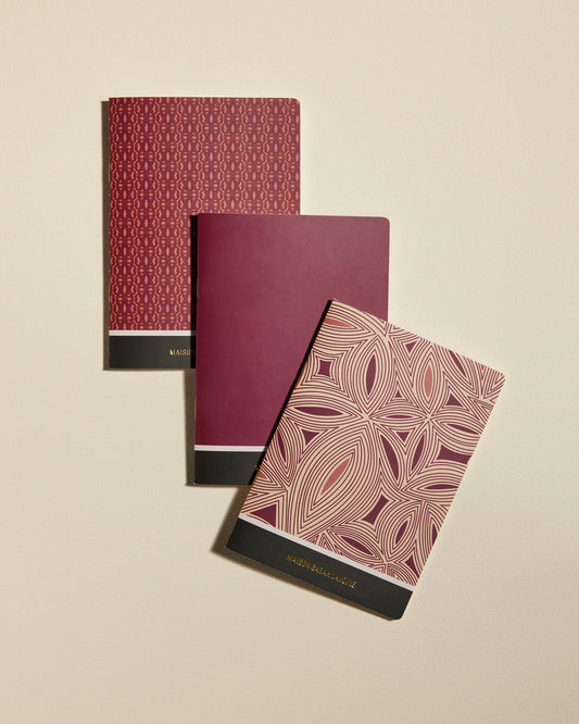 Lot de 3 carnets Memento Maison Sarah Lavoine Maison Sarah Lavoine