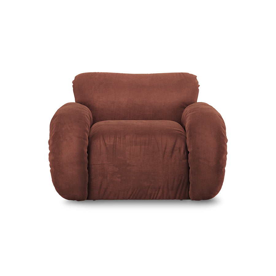 Fauteuil Arc Lounge - HK Living | Siège Design Courbes Sculptées