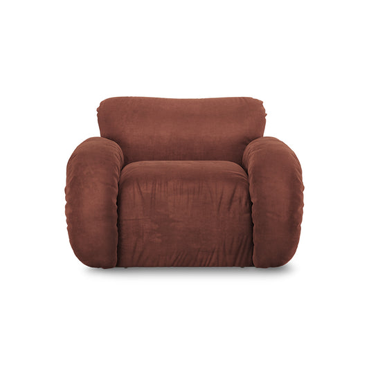 Fauteuil Arc Lounge - HK Living | Siège Design Courbes Sculptées