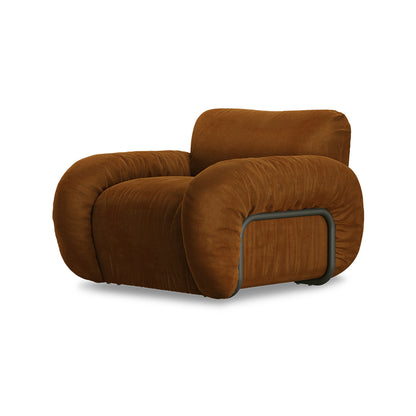 Fauteuil Arc Lounge - HK Living | Siège Design Courbes Sculptées