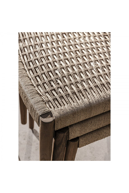 chaises in/outdoor Buco en teck recyclé Amsterdam Déco