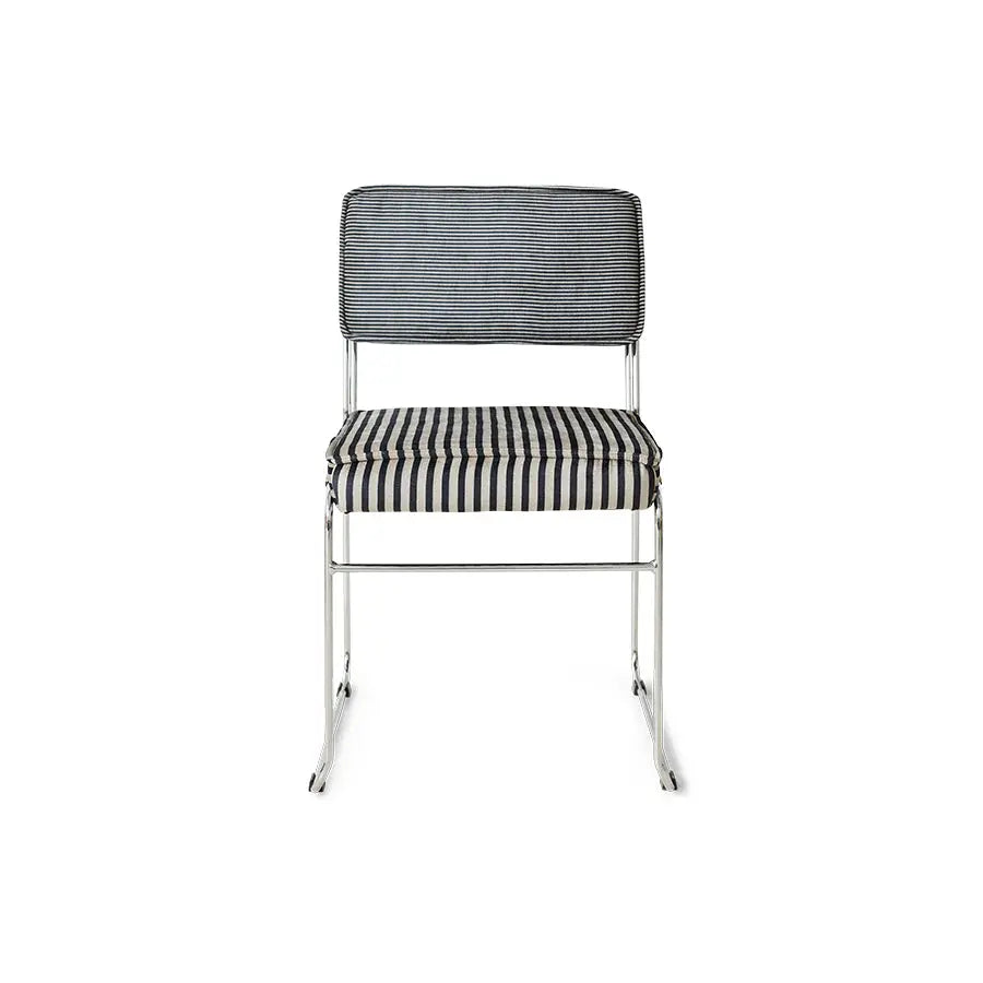 chaise endless rayée monochrome Amsterdam Déco