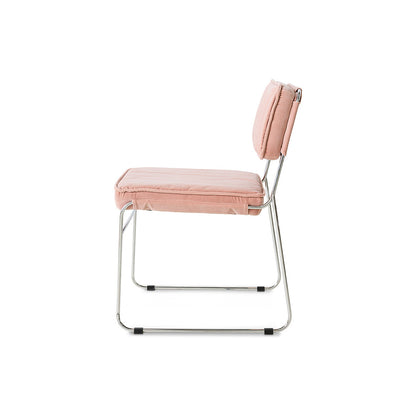 chaise endless velours rose HK Living