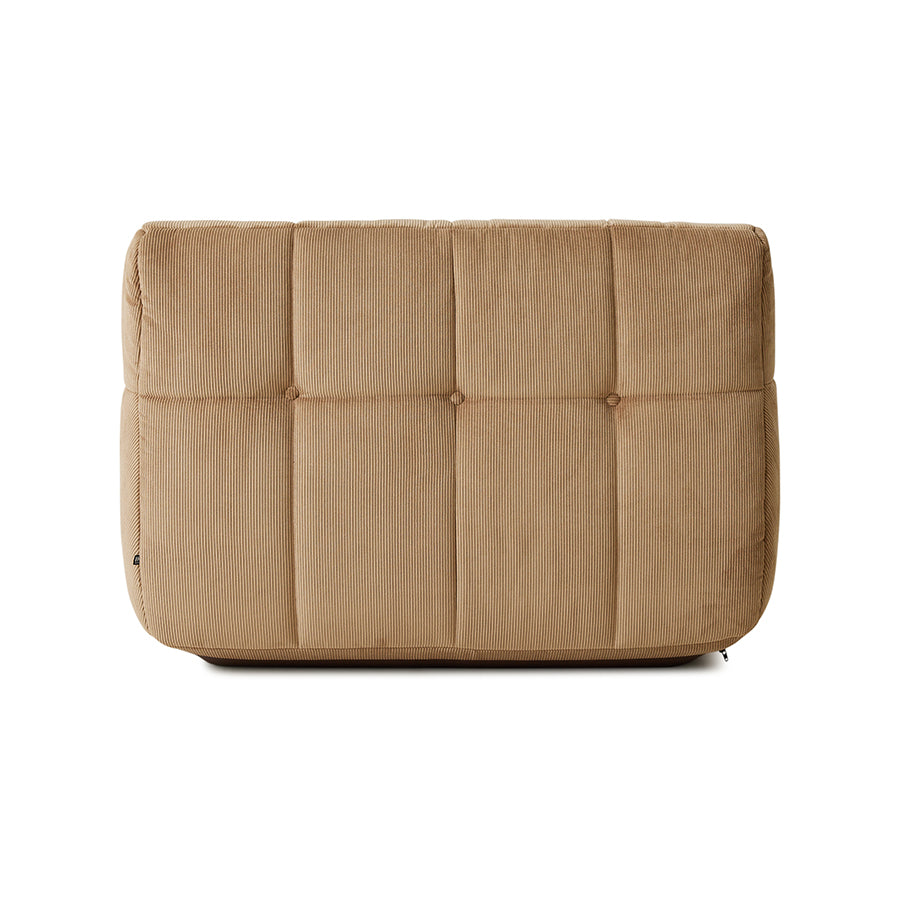 Lazy lounge chair Corduroy Rib Brown hk living hk living