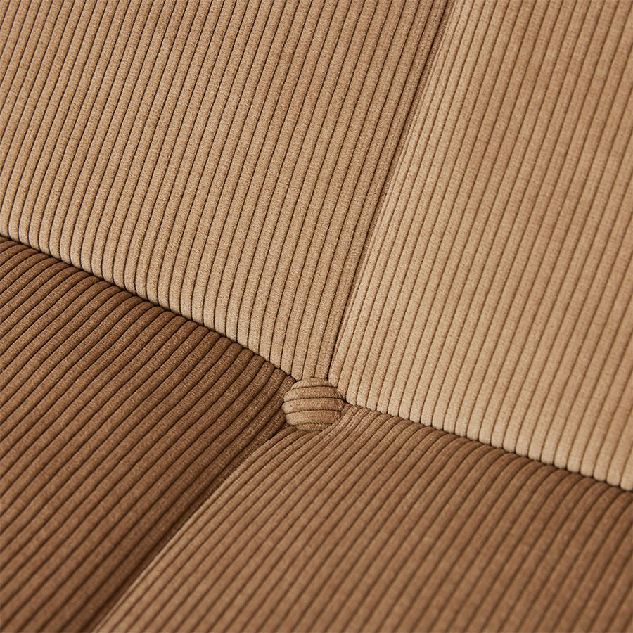 Lazy lounge chair Corduroy Rib Brown hk living hk living