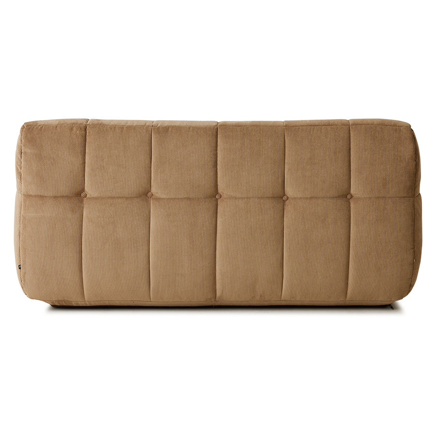 Lazy Lounge Bench Corduroy Rib Brown hk living hk living