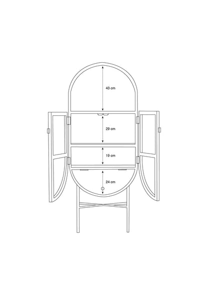 Armoire Ovale Rétro hk living HK Living