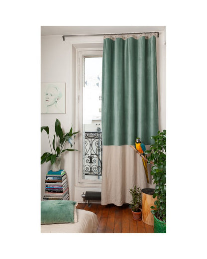 Rideaux Duo en Fil d'Indienne - Élégance Artisanale Amsterdam Déco