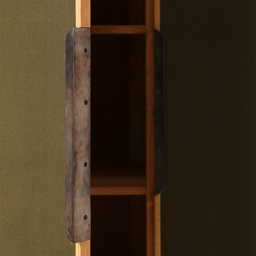 Placard Canvas - HK Living | Meuble Rangement Toile Outdoor Chic