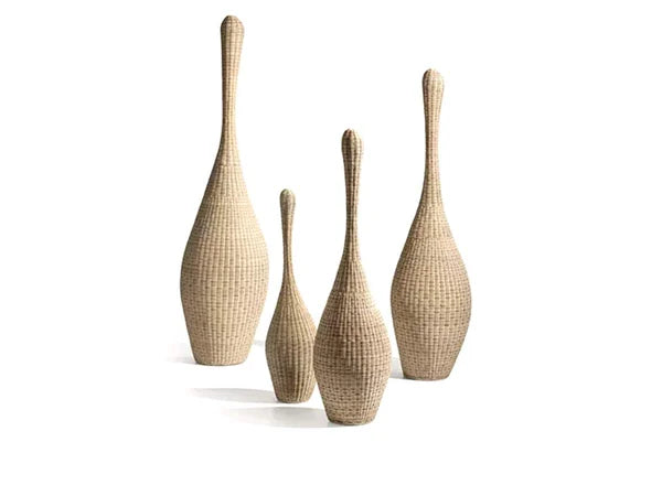 Lampadaire Bolla Gervasoni - Rotin Naturel Design Italien