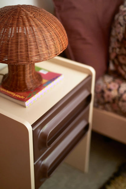 lampe de table en rotin HK Living