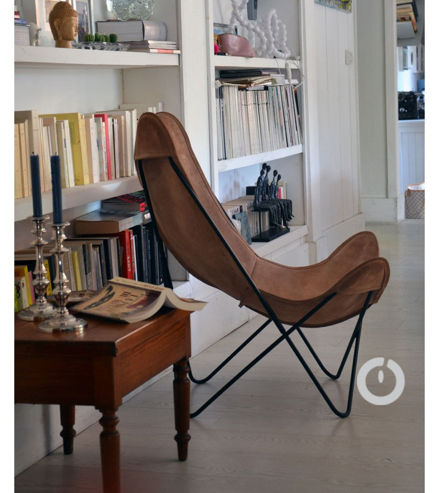 Fauteuil Airborne - AA Croute de cuir Lodge Airborne