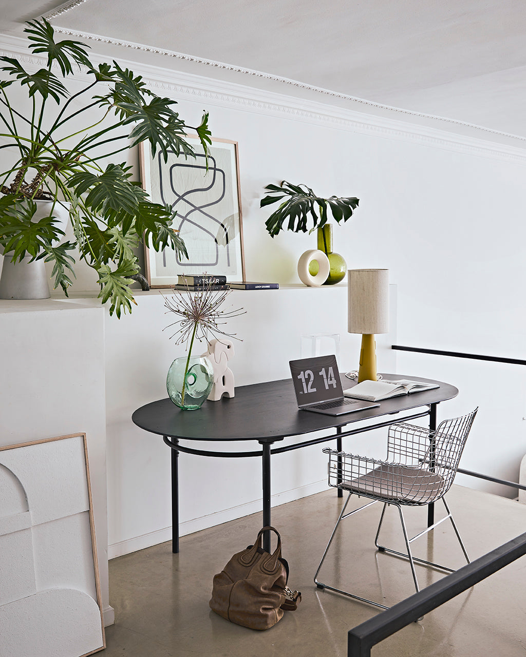 Chaise Metal Wire avec Accoudoirs - HK Living