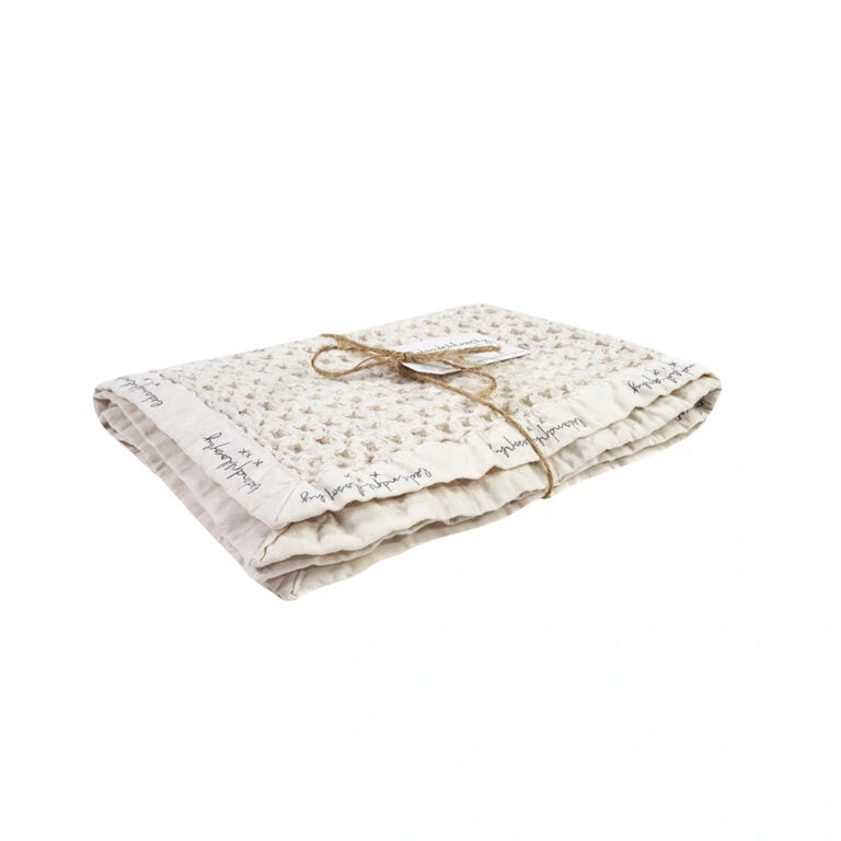 Serviettes en Nid D'abeille Mireille Bed & Philosophy Bed & Philosophy