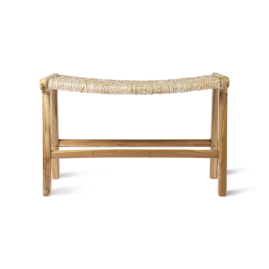 Lounge Ottoman Abaca/Teak hk living hk living