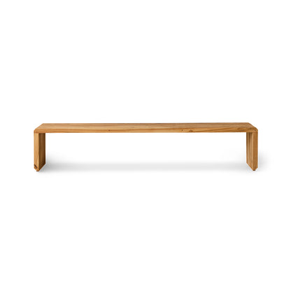 Banc Slatted en Teck 180x27cm - HK Living | Mobilier Scandinave