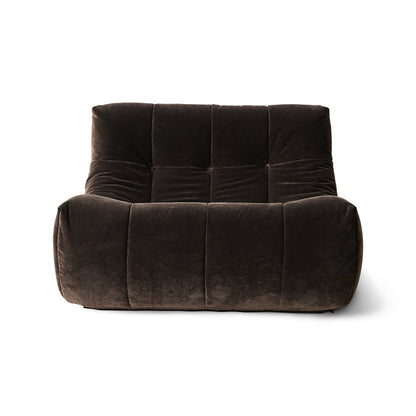 Lazy Lounge Chair Royal Velvet Espresso hk living hk living