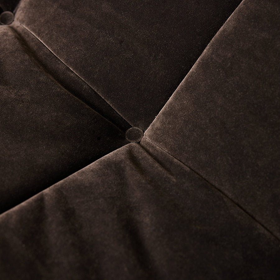 Lazy Lounge Chair Royal Velvet Espresso hk living hk living