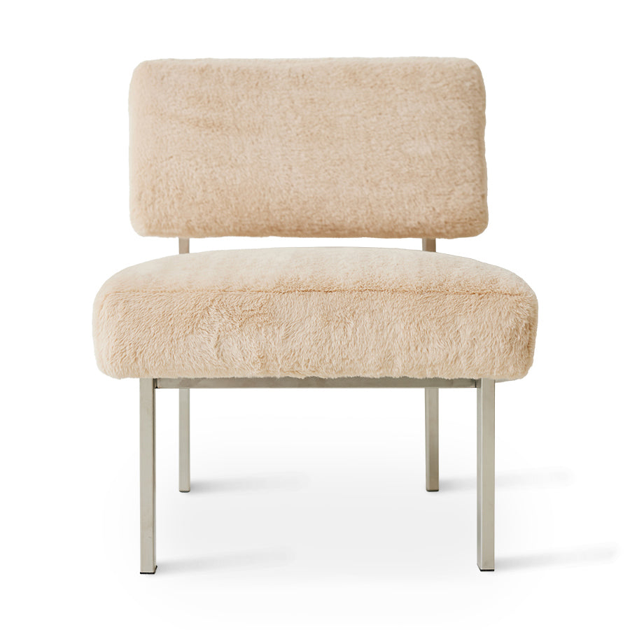 Fauteuil Fourrure Champagne hk living hk living
