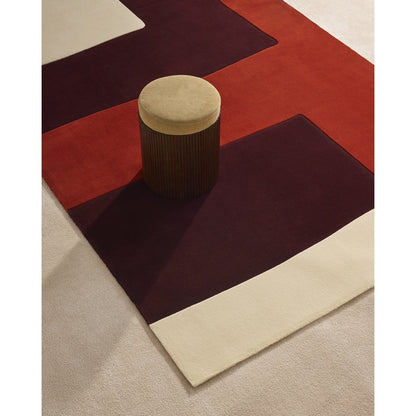 Tapis Esprit Libre Maison Sarah Lavoine - Terra Aubergine Écru